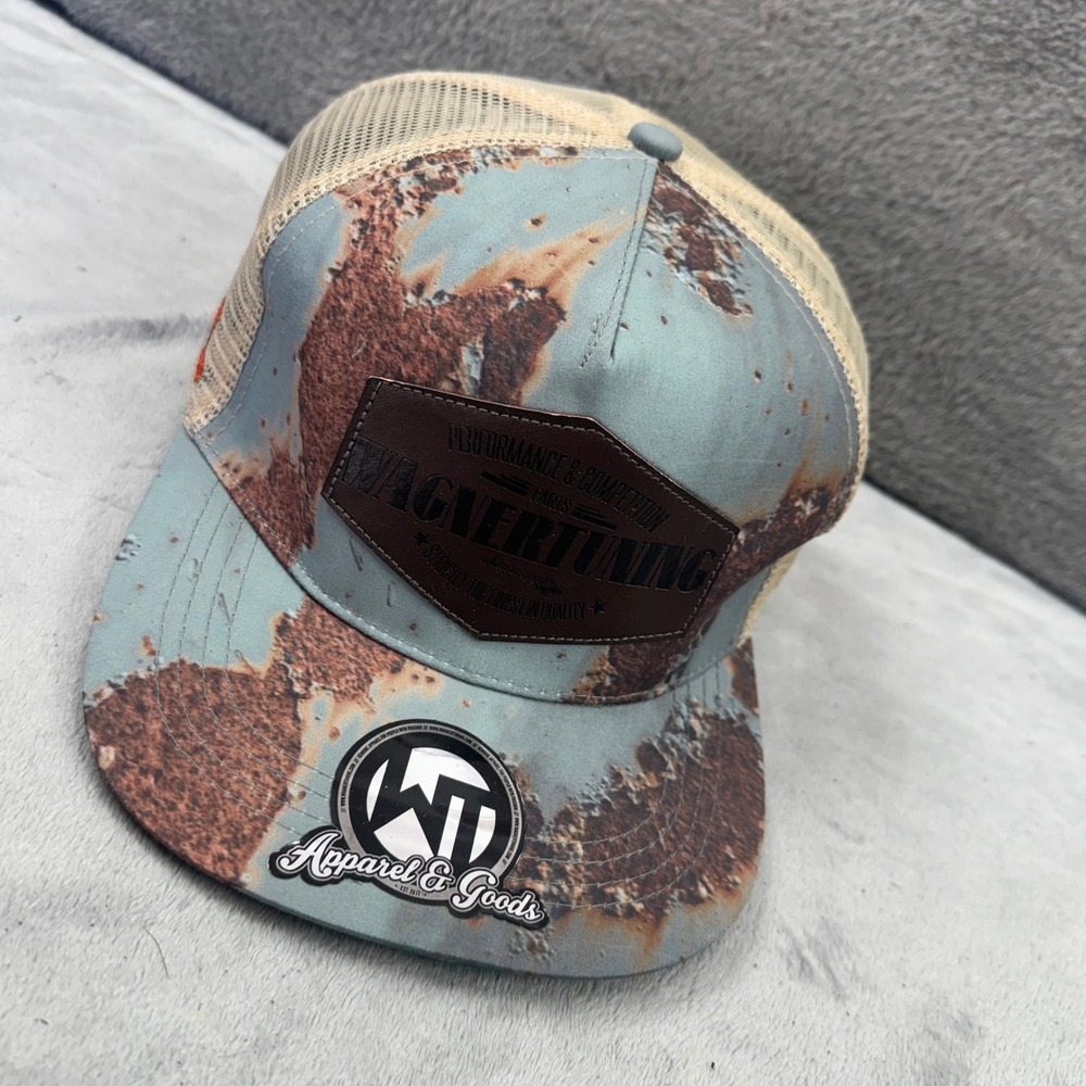 Wagnertuning Trucker Hat Mens Mesh Snapback Rusted Grunge Style